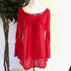 💋 RED Santoori Blouse.